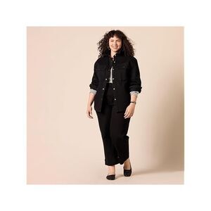 Amazon Essentials Womens OversizedFit Heavyweight Denim Shirt Jacket size XXL